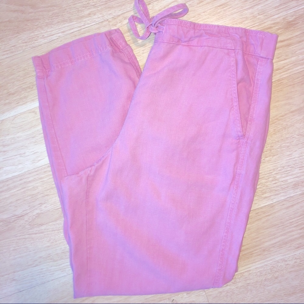 J. Crew Denim Seaside Pant Linen Blend